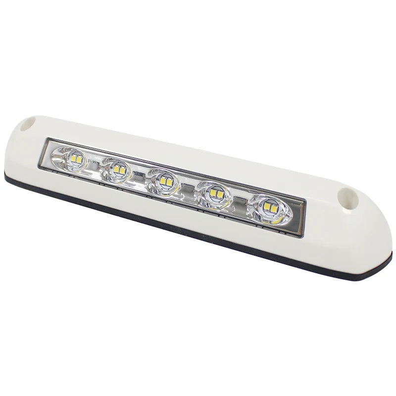 TYTXRV 12V/24V 8W 10LED RV Camper LED Awning Light Caravan Waterproof Exterior Lamps with Holes for Motorhome Van Travel Trailer