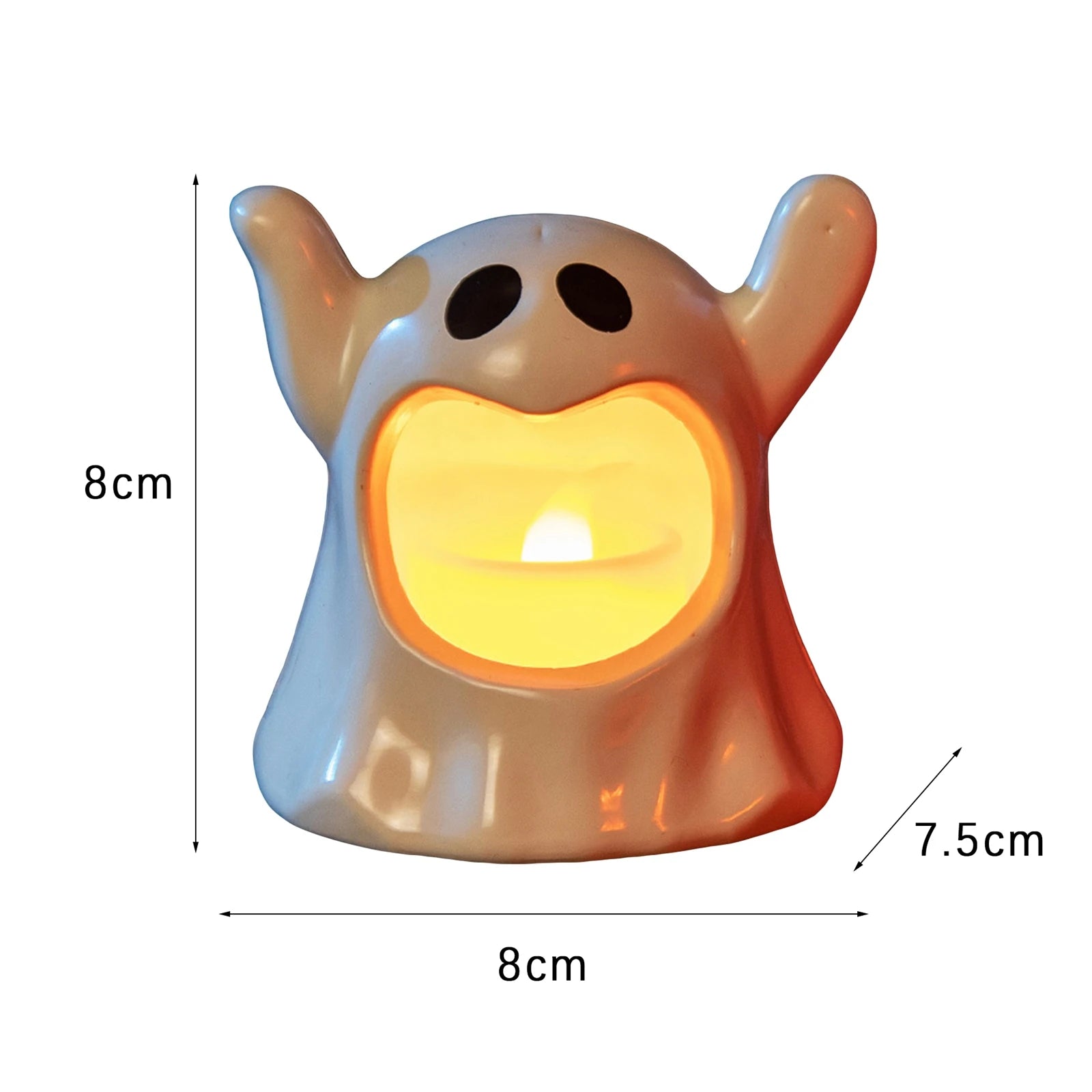 Halloween Ghost Candle Holder LED