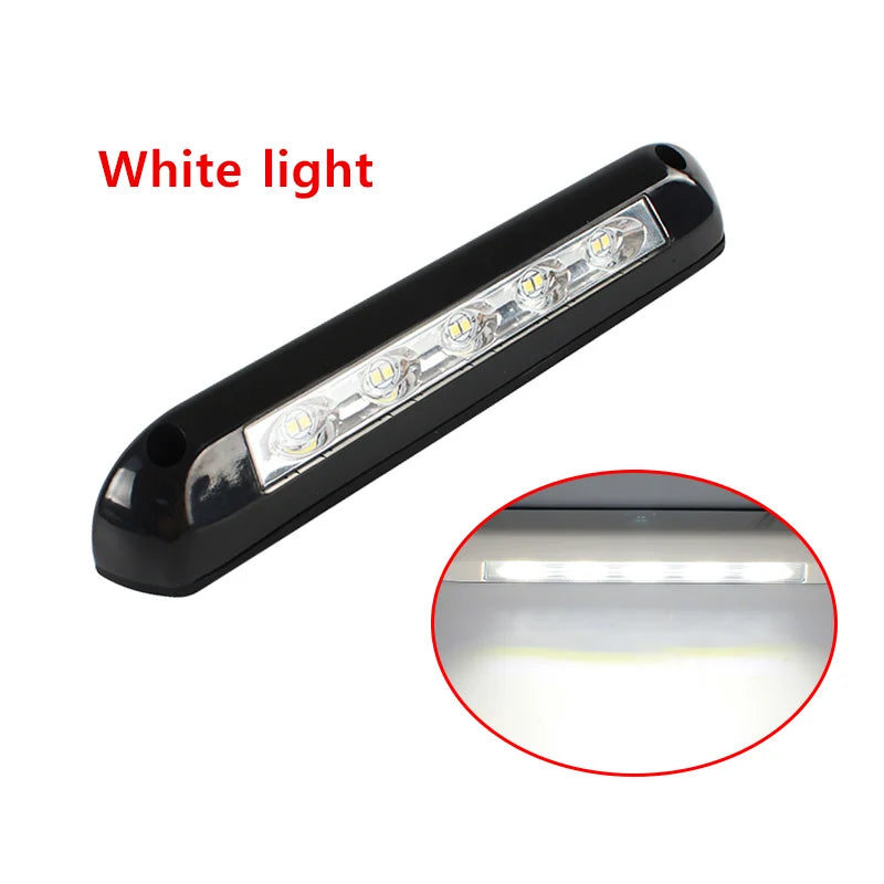 TYTXRV 12V/24V 8W 10LED RV Camper LED Awning Light Caravan Waterproof Exterior Lamps with Holes for Motorhome Van Travel Trailer