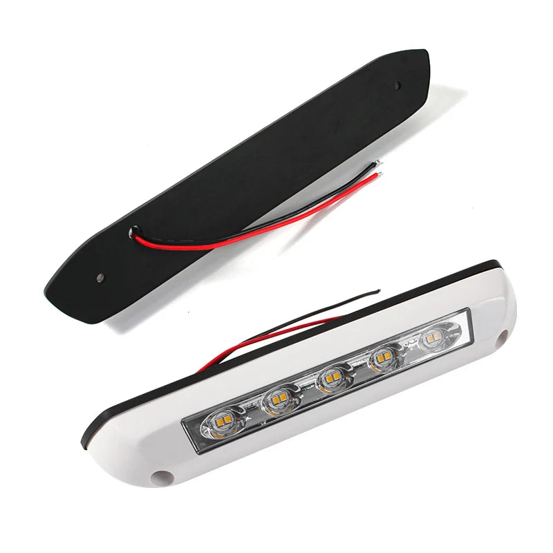 TYTXRV 12V/24V 8W 10LED RV Camper LED Awning Light Caravan Waterproof Exterior Lamps with Holes for Motorhome Van Travel Trailer