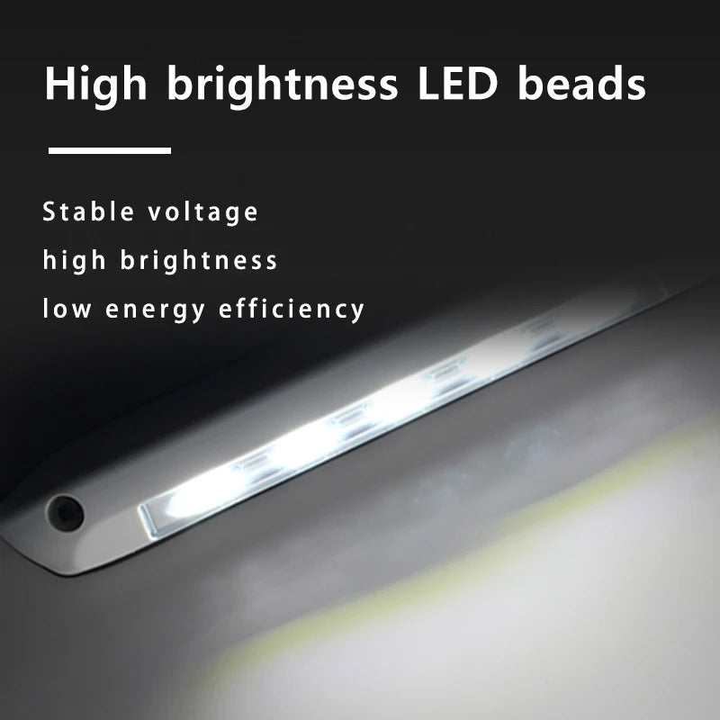 TYTXRV 12V/24V 8W 10LED RV Camper LED Awning Light Caravan Waterproof Exterior Lamps with Holes for Motorhome Van Travel Trailer