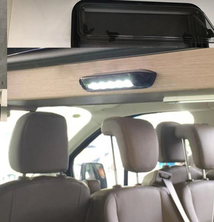TYTXRV 12V/24V 8W 10LED RV Camper LED Awning Light Caravan Waterproof Exterior Lamps with Holes for Motorhome Van Travel Trailer